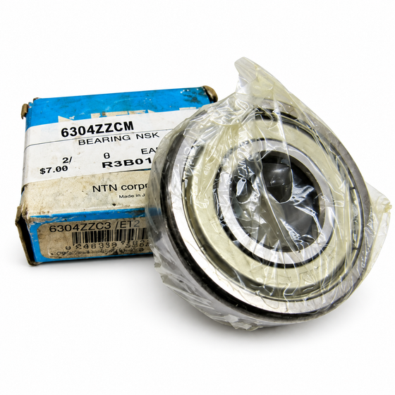 NTN 6304-ZZ C3 Deep Groove Ball Bearing - NOS