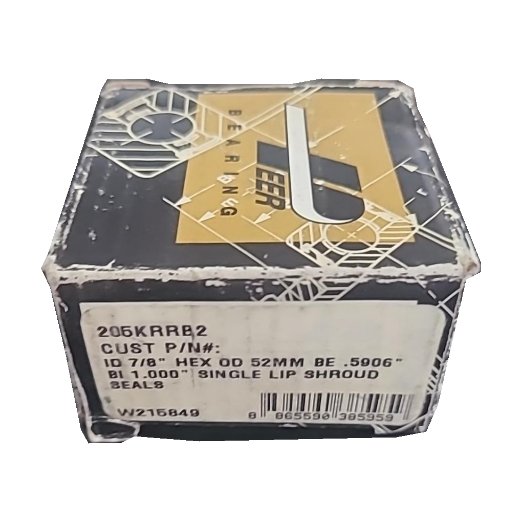 Actual PEER 205KRRB2 original box on white background