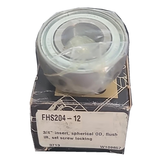 PEER FHS204-12 — NOS 3/4 inch Insert Bearing — China