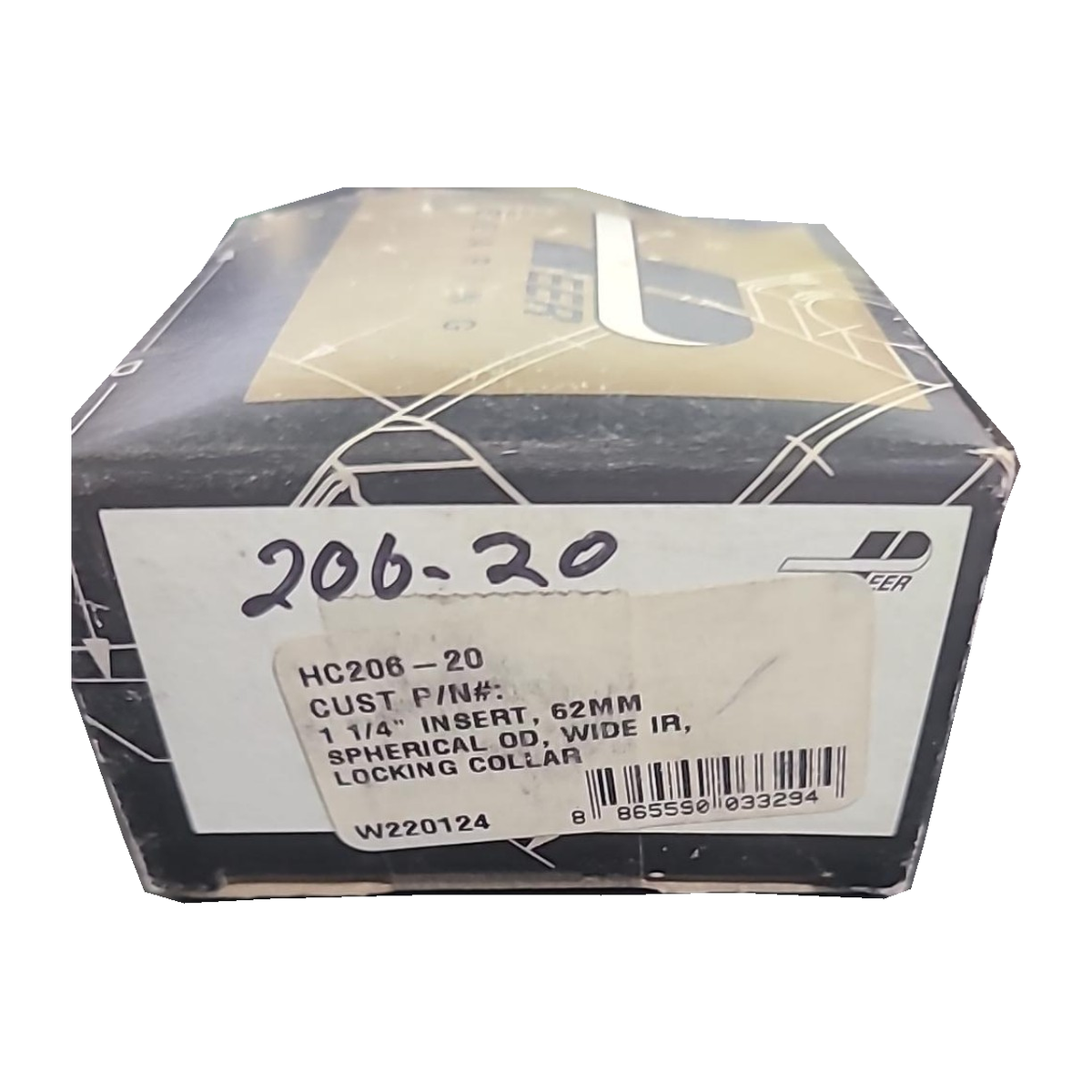 Actual PEER HC206-20 original box on white background