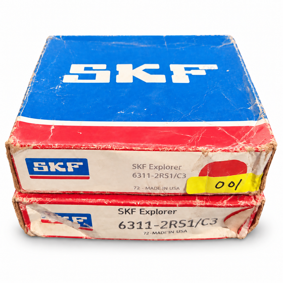 SKF Explorer 6311-2RS1/C3 Deep Groove Ball Bearing – NOS