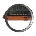 Actual USA-made Timken 394 tapered roller bearing cup and original box on white background